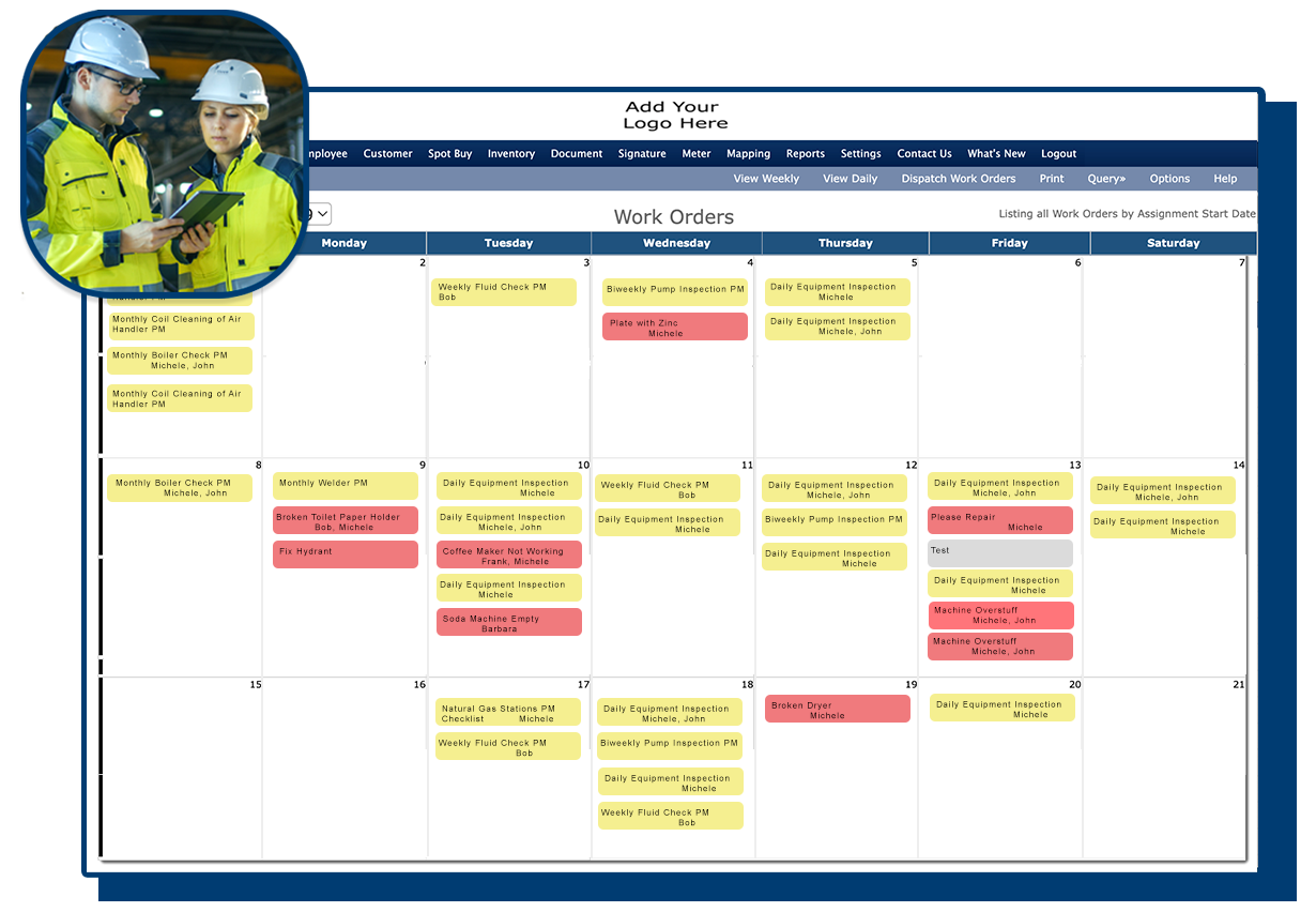 Asset Management Calendar